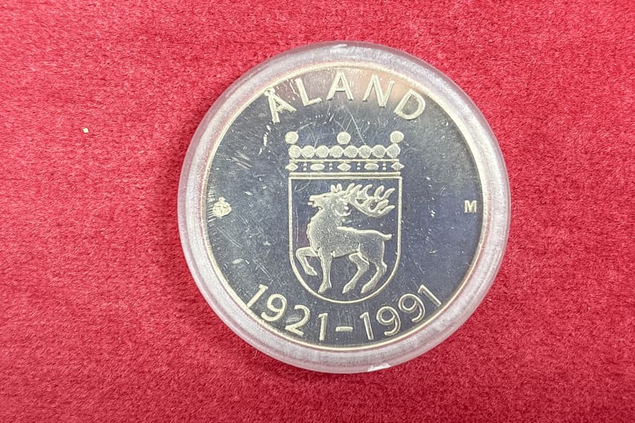 Sammlermünze \Aland 1921-1991\, PP